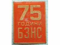 Bulgaria sign 75 years old BZNS sign is from the 70s