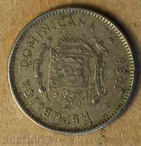 10 cents Dominican Republic 1986
