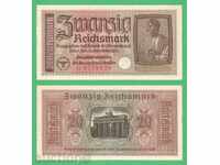 (¯`'•.¸Germany 20 Marks 1940-1945 (Swastika)¸.•'´¯)