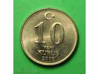 Τουρκία 10 γρόσια το 2005