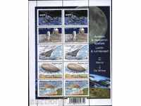 Чисти марки в малък лист  Авиация и Космос  2009 от Белгия