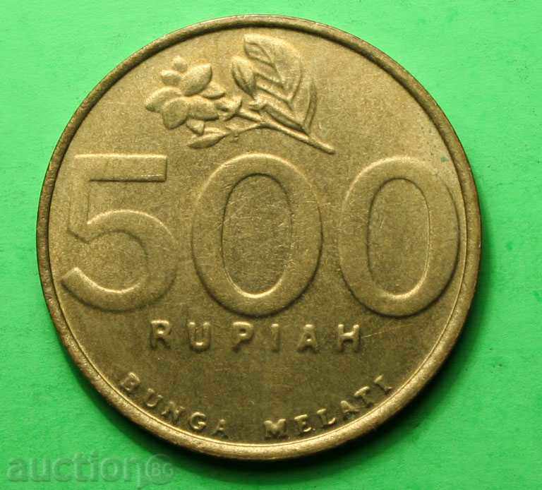 500 rupees Indonesia 2003