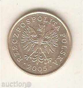 Πολωνία + 5 πένες 2005 με τιμή 0.30 BGN | € 0.15 Πολωνία + 5 πένες 2005 με τιμή 0.30 BGN | € 0.15