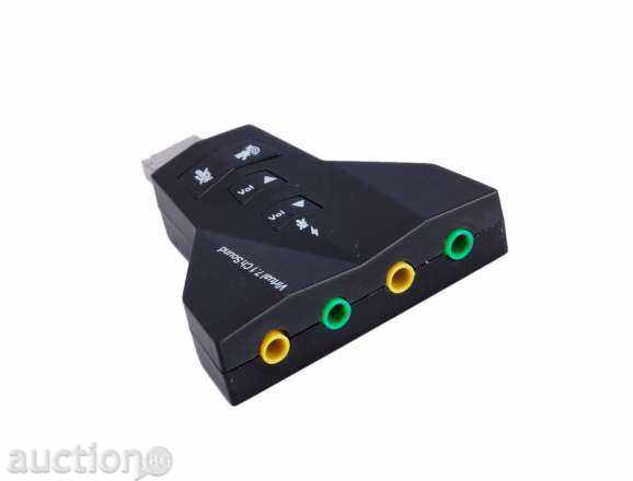 Adaptor sunet USB 7.1 canale - PD560