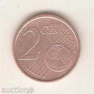 +Италия  2 евроцента  2007 г  .