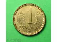 1 peseta Spania 1980