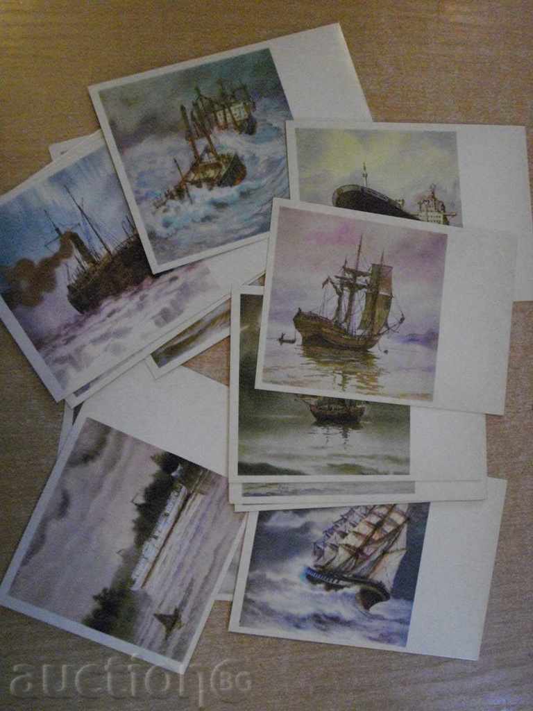 Delivery of Set "From Stories of the Fatherland Fleet" 16 pcs. cards