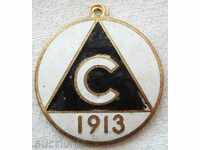 България знак  спортен и футболен клуб Славия 1913 година