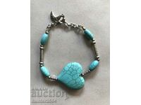 Turquoise bracelet, 26 cm