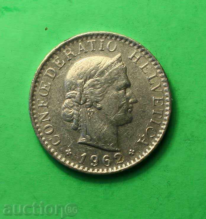 20 Rapel Elveția 1962 cu preț € 0.36 | 0.70 BGN