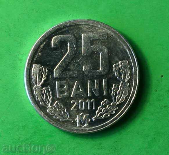 25 de bani Moldova 2011