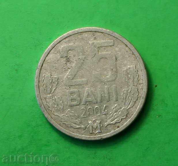 25 Bani Μολδαβία 2004