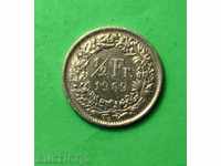 1/2  франк Швейцария 1969