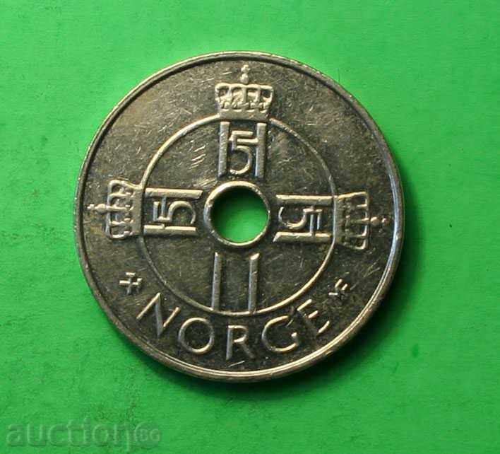 Norvegia 1 Krone 2005 cu preț € 0.36 | 0.70 BGN