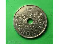 5 крони   Норвегия  2000