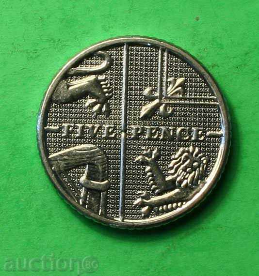 5 pence UK 2011