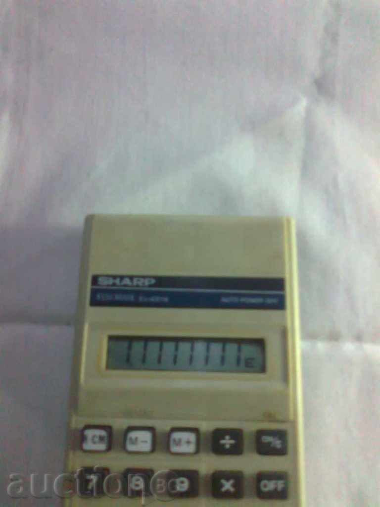 Auction Pocket calculator SHARP EL - 231H Auction Pocket calculator SHARP EL - 231H