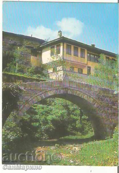 Картичка  България  Копривщица Калъчевия мост+Бозовата къща*