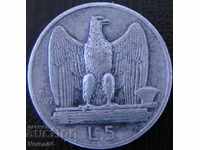 5 λίρες το 1927, η Ιταλία