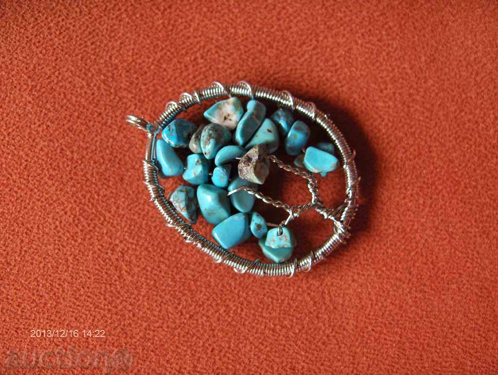 *$*Y*$* МЕДАЛЬОН МОТИВ "ДЪРВОТО НА ЖИВОТА" - ТЮРКОАЗ *$*Y*$* - 6 *$*Y*$* МЕДАЛЬОН МОТИВ "ДЪРВОТО НА ЖИВОТА" - ТЮРКОАЗ *$*Y*$* - 6