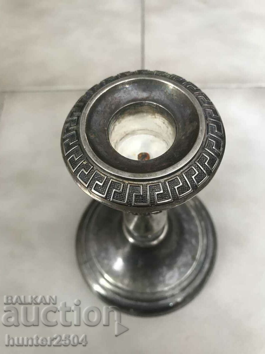 Auction Candlestick-high 180mm. silver plated Auction Candlestick-high 180mm. silver plated
