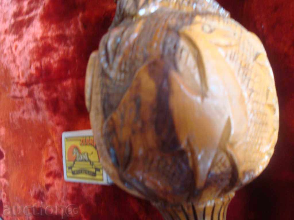 Vază sfeșnic, lemn greu sculptat manual, înălțime 225mm cu preț € 12.95 | 25.33 BGN Vază sfeșnic, lemn greu sculptat manual, înălțime 225mm cu preț € 12.95 | 25.33 BGN