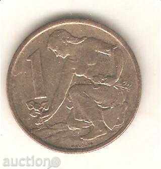 + Czechoslovakia 1 kr. 1958