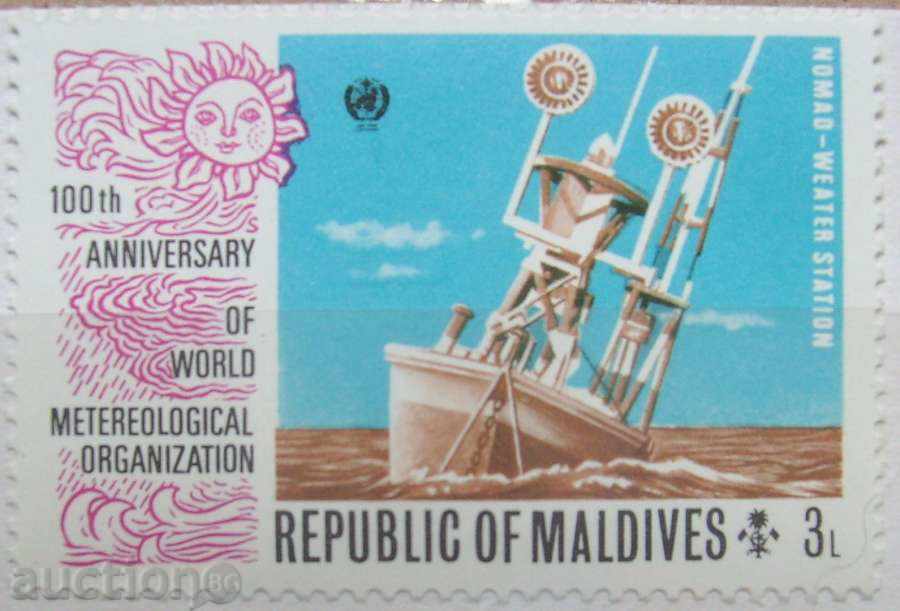 1974 - Μαλδίβες Νήσους / 100g. μετεωρολογία