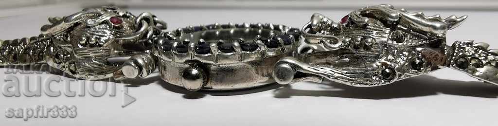 DRAGONS UNIQUE LUXURY WATCH Sapphires, Rubies, Marcasite with price 1100.00 BGN | € 562.42