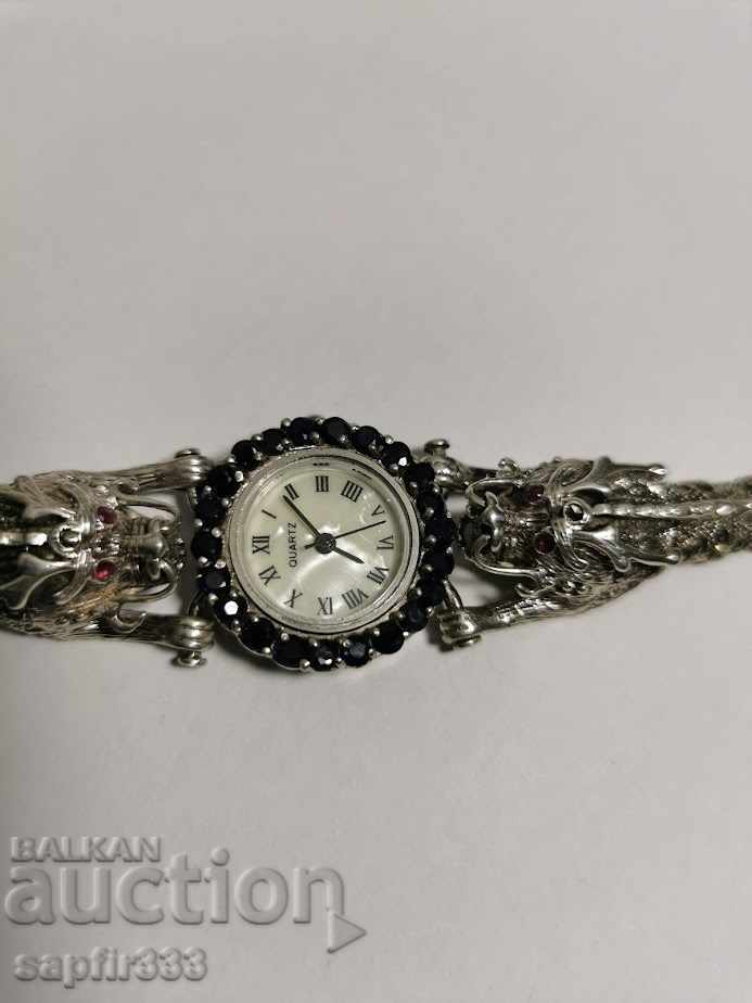 Delivery of DRAGONS UNIQUE LUXURY WATCH Sapphires, Rubies, Marcasite