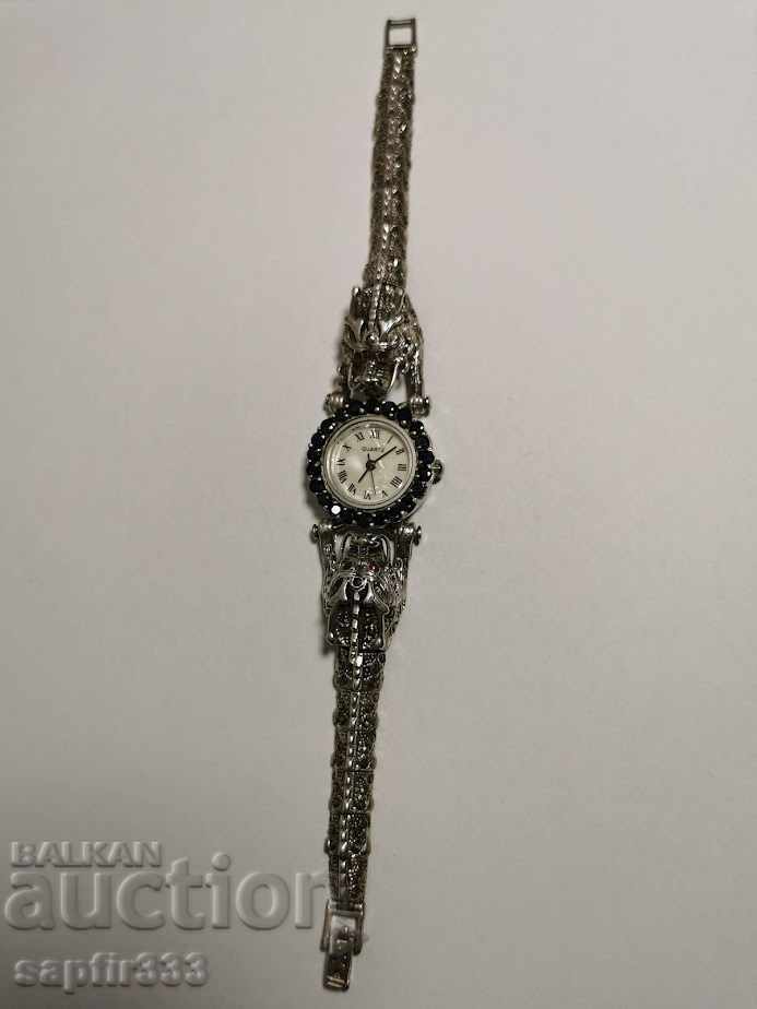 DRAGONS UNIQUE LUXURY WATCH Sapphires, Rubies, Marcasite - 7