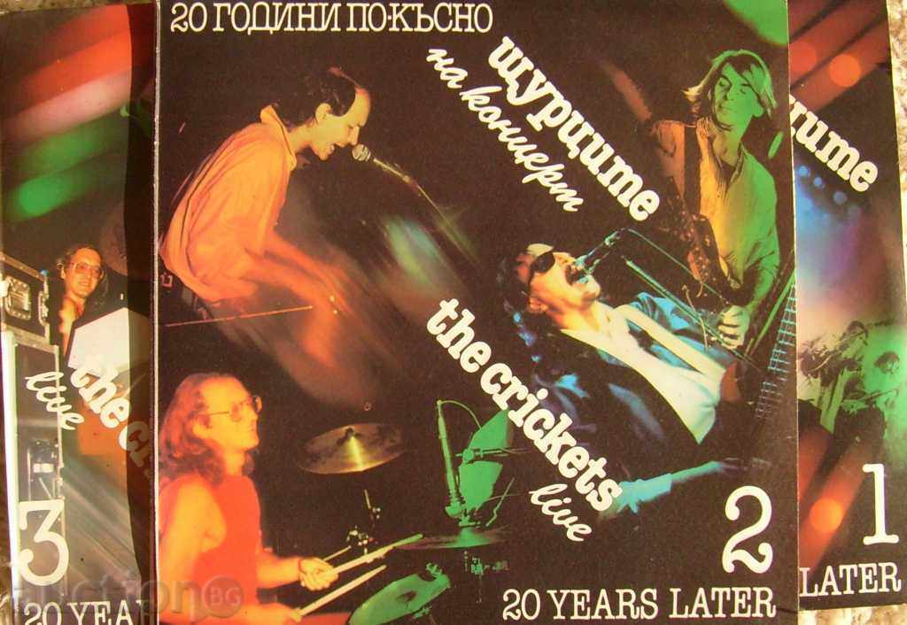 Delivery of Crickets - 20 years later - three plate set - No. BTA 12327 Delivery of Crickets - 20 years later - three plate set - No. BTA 12327