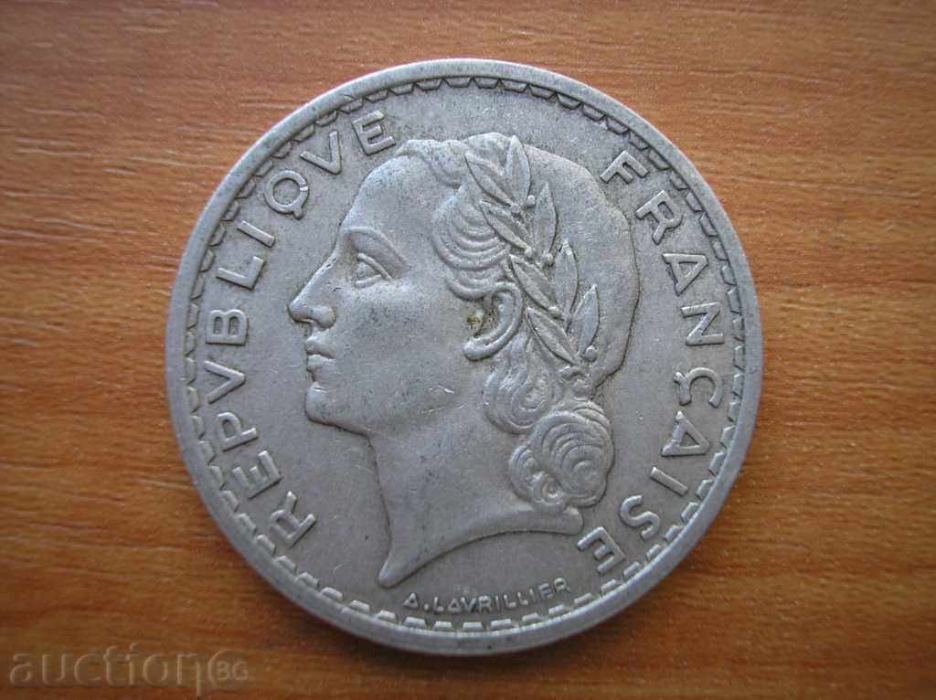 France 5 francs 1949 with price 1.00 BGN | € 0.51