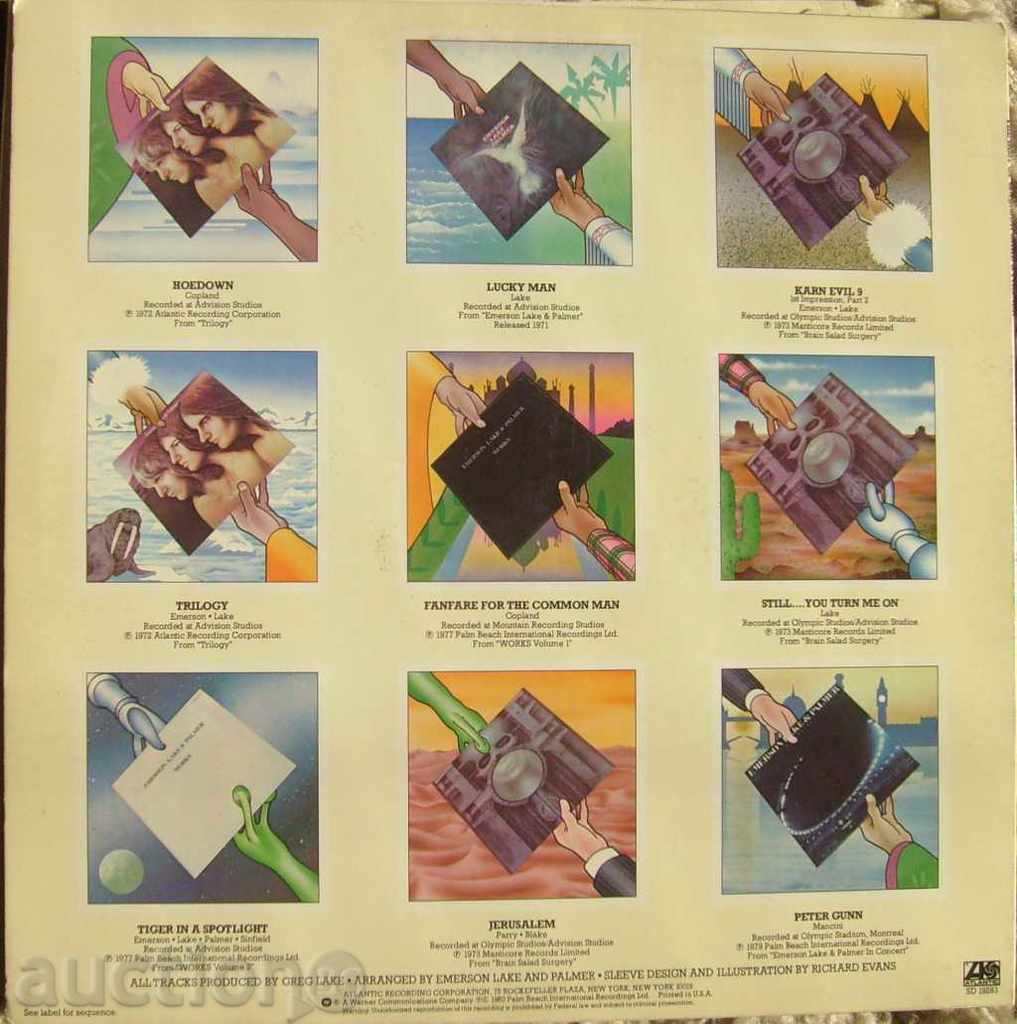 The best of Emerson Lake and Palmer с цена 160.00 лв. | € 81.81 The best of Emerson Lake and Palmer с цена 160.00 лв. | € 81.81