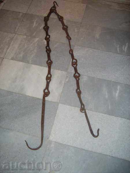 I sell an old forged chain for hearth 1 with price 40.00 BGN | € 20.45 I sell an old forged chain for hearth 1 with price 40.00 BGN | € 20.45
