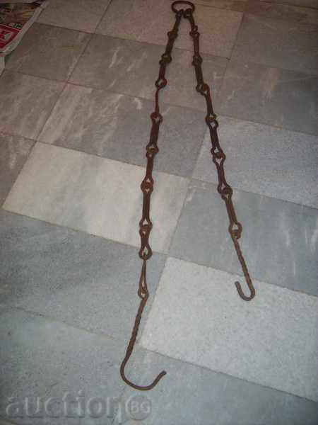 I sell an old forged chain for hearth 2 with price 40.00 BGN | € 20.45 I sell an old forged chain for hearth 2 with price 40.00 BGN | € 20.45