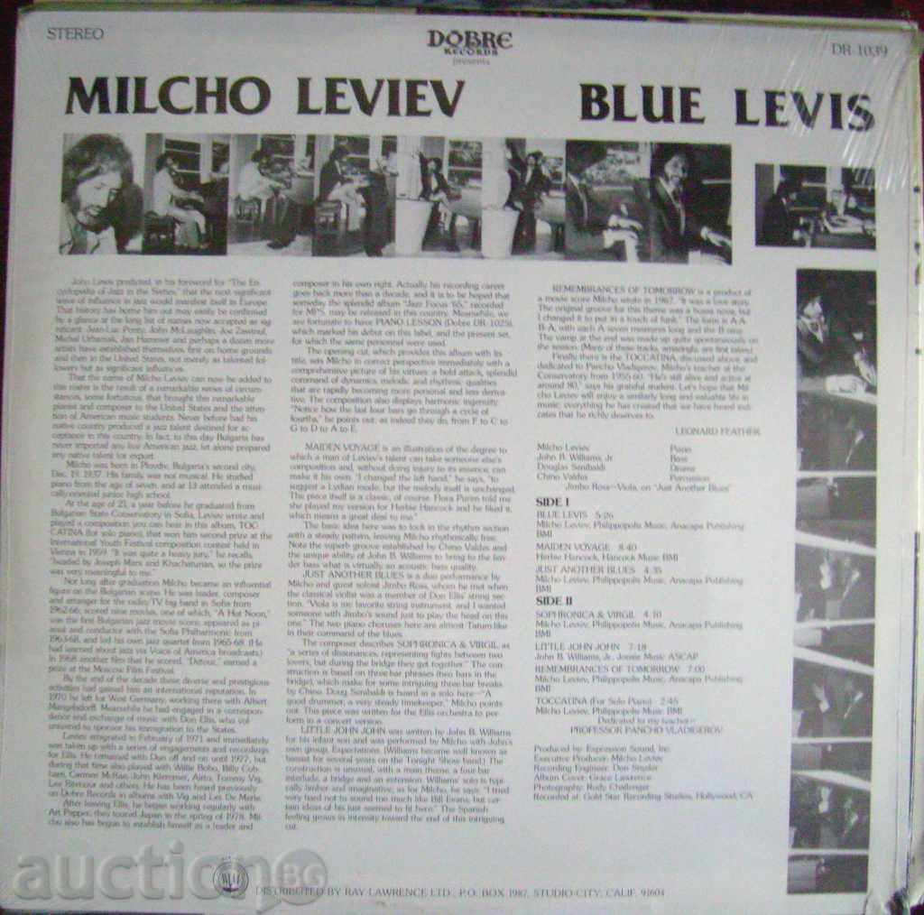 Milcho Leviev - Blue Levis - Jazz / unopened with price 599.00 BGN | € 306.26 Milcho Leviev - Blue Levis - Jazz / unopened with price 599.00 BGN | € 306.26
