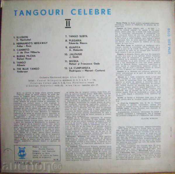 Famous Tango - Electrecord - 1971 with price 12.00 BGN | € 6.14