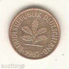 MFF 5 pfennig 1987 F with price 0.40 BGN | € 0.20 MFF 5 pfennig 1987 F with price 0.40 BGN | € 0.20