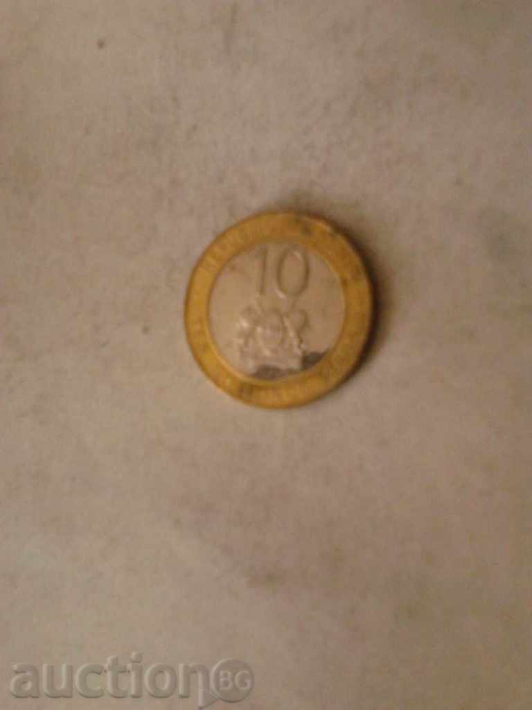 10 Κένυα σελίνια 2005