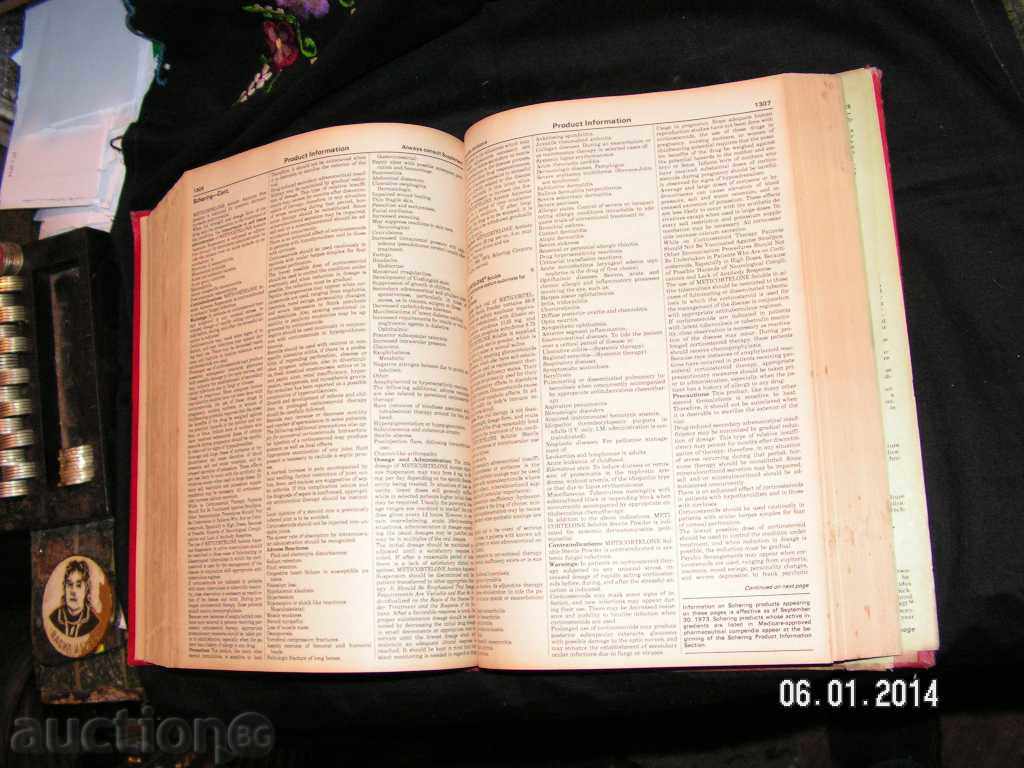 Auction  1738. PHISICIANS DESK REFERENCE 28 EDITION 1974