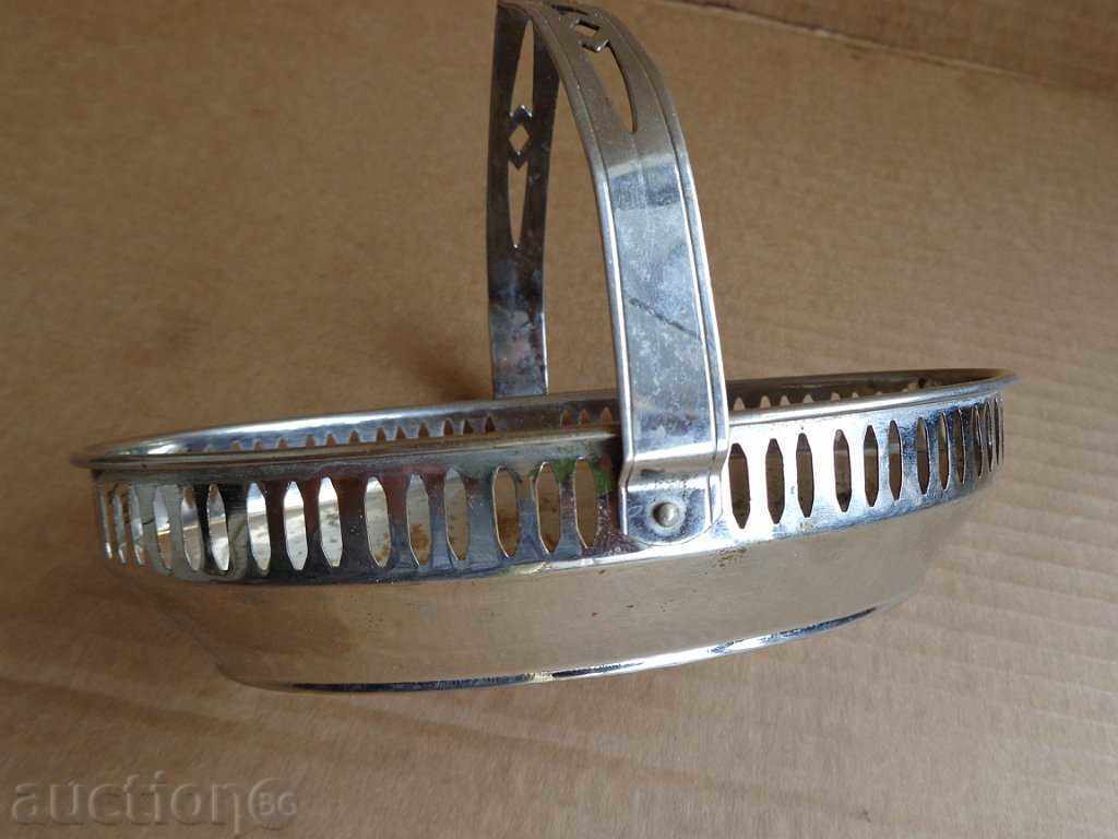 Metal basket, candy bar, basket, sugar bowl with price 47.00 BGN | € 24.03 Metal basket, candy bar, basket, sugar bowl with price 47.00 BGN | € 24.03