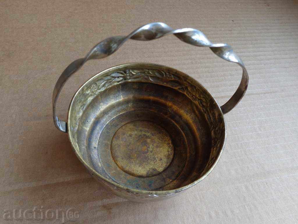 Metal basket, candy bar, basket, sugar bowl with price 35.00 BGN | € 17.90 Metal basket, candy bar, basket, sugar bowl with price 35.00 BGN | € 17.90