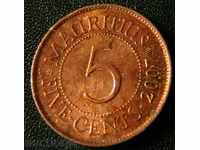 5 cent 2007, Mauritius