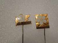 Badges Kyustendil bronze-enamel
