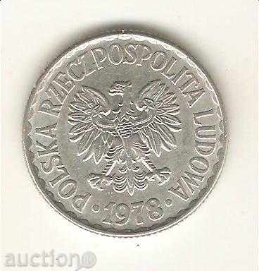Πολωνία + 1 Zlota 1978 με τιμή 0.80 BGN | € 0.41