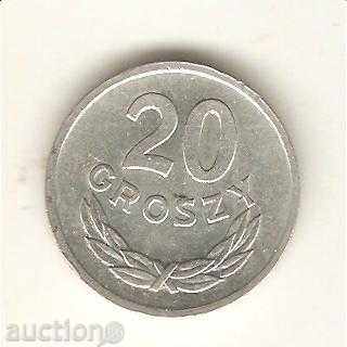 +Полша  20  гроша  1973 г.