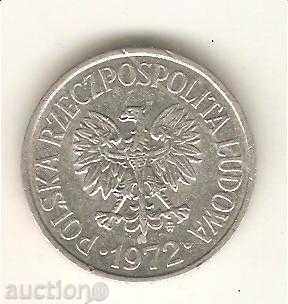 + Polonia 20 groshes 1972 MW cu preț 0.40 BGN | € 0.20