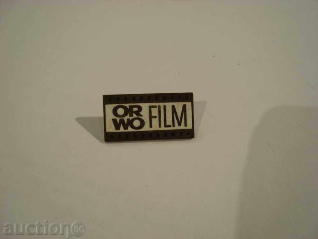 OR WO FILM rare badge