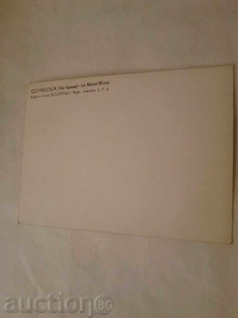 Postcard Alps Mount Mont Blanc with price 0.45 BGN | € 0.23